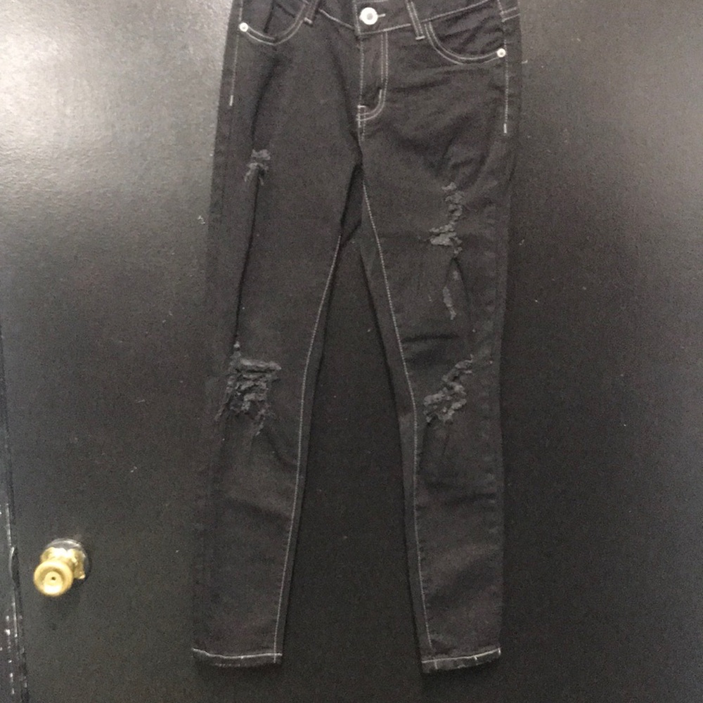 American Blue. Sizes 1, 5, 7, 9, 11. Premium Black Denim jeans